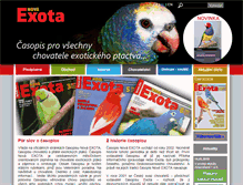 Tablet Screenshot of novaexota.eu